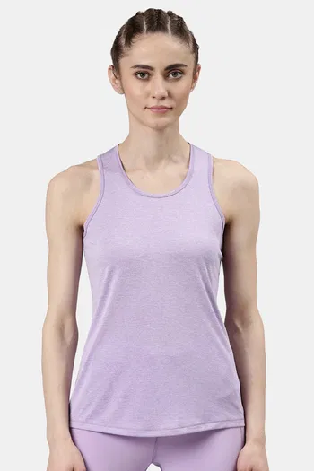 Buy Enamor Snug Fitted Tank - Soft Lilac Mel Act Reflective